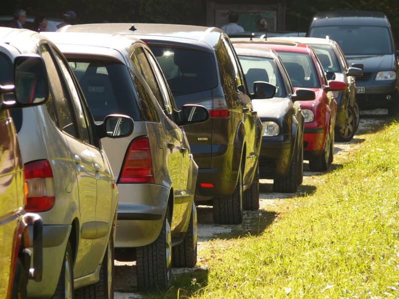 cars prevented on lawn