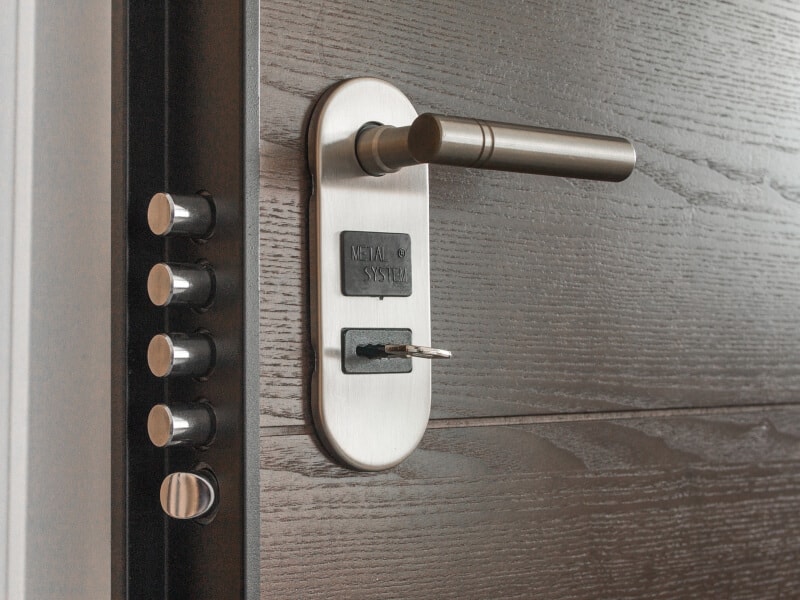 metal door