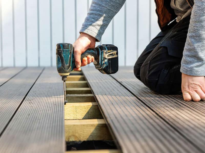 Fix Water Pooling on Your Composite Deck