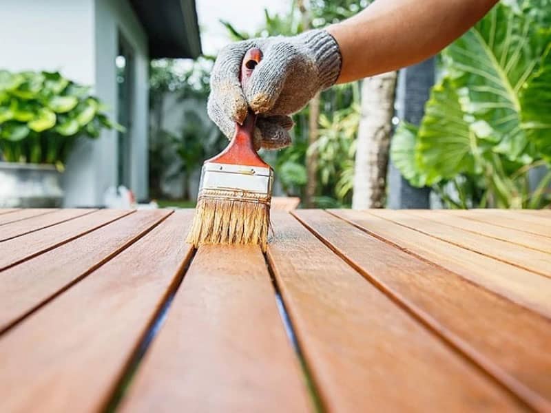 How To Paint Between Deck Boards