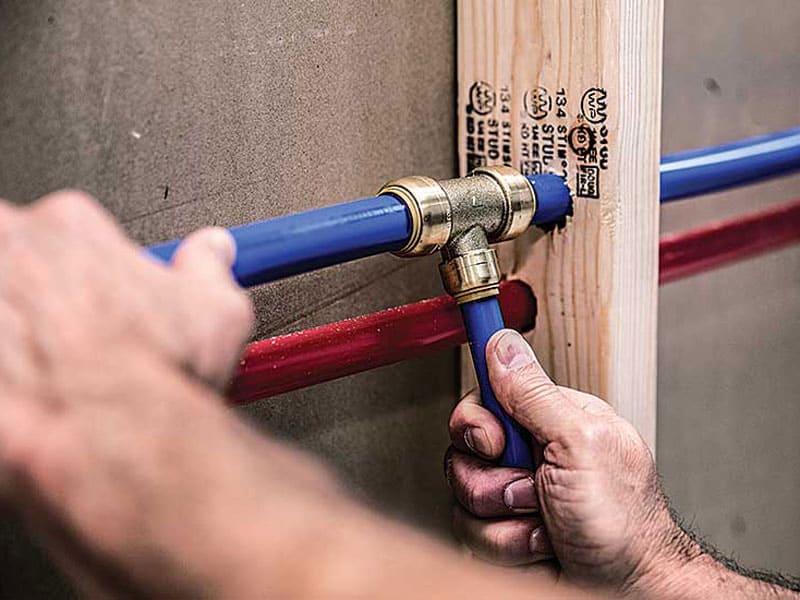 Installing PEX Plumbing