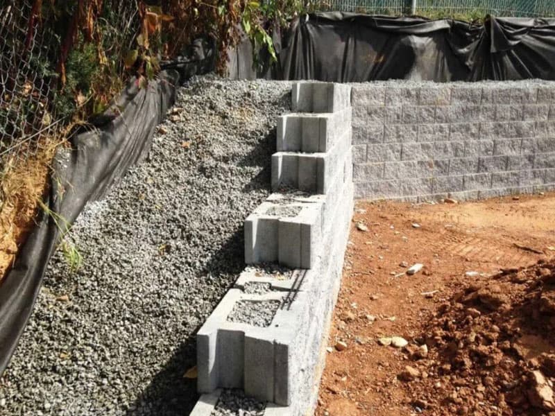 Retaining Wall drainage and backfill