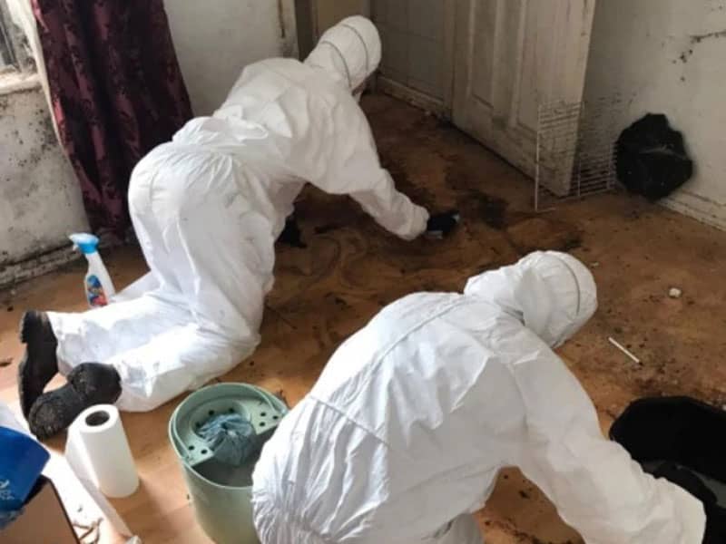 Signs of meth contamination in a home