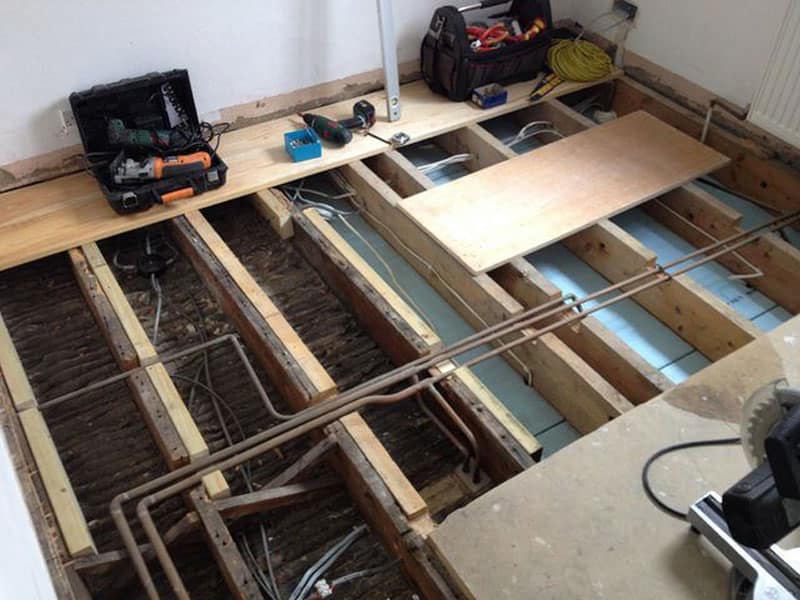 Subfloor Replacement Process