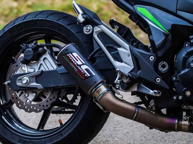 Motorcycle Exhaust Get Hot