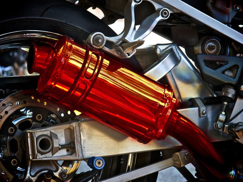Motorcycle Exhaust Pipe Heat Tolerance