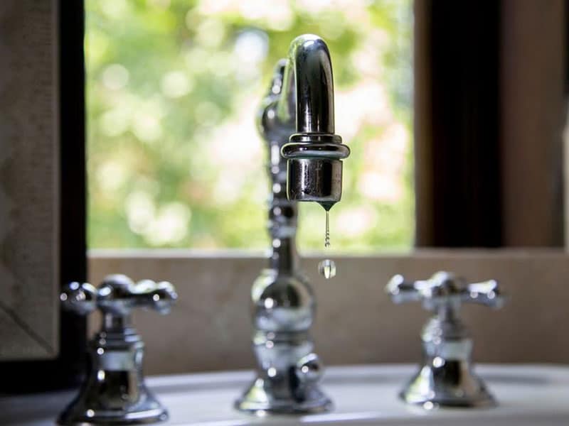 Run water after a shut-off for several reasons