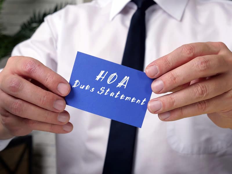 High HOA fees can influence the resale value of a home