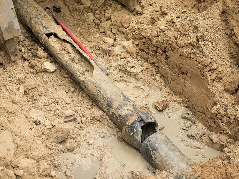 Replace a sewer line