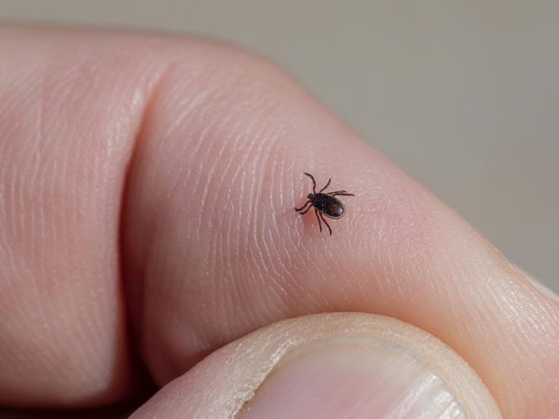 At what temperature do ticks become inactive