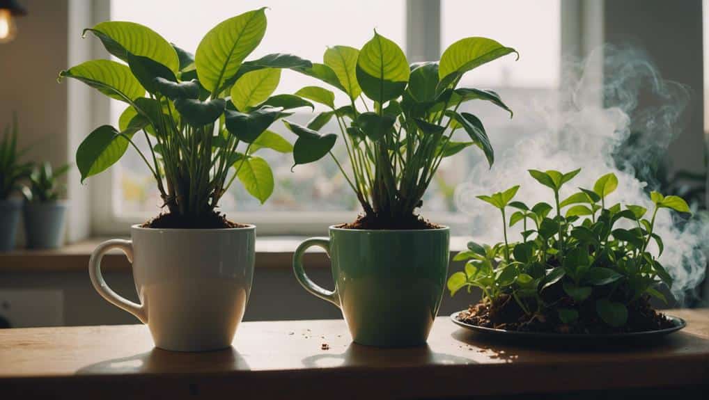 brewing with leftover grounds