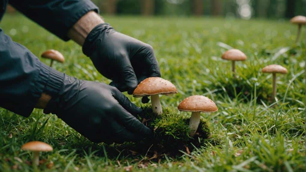 effective mushroom removal method