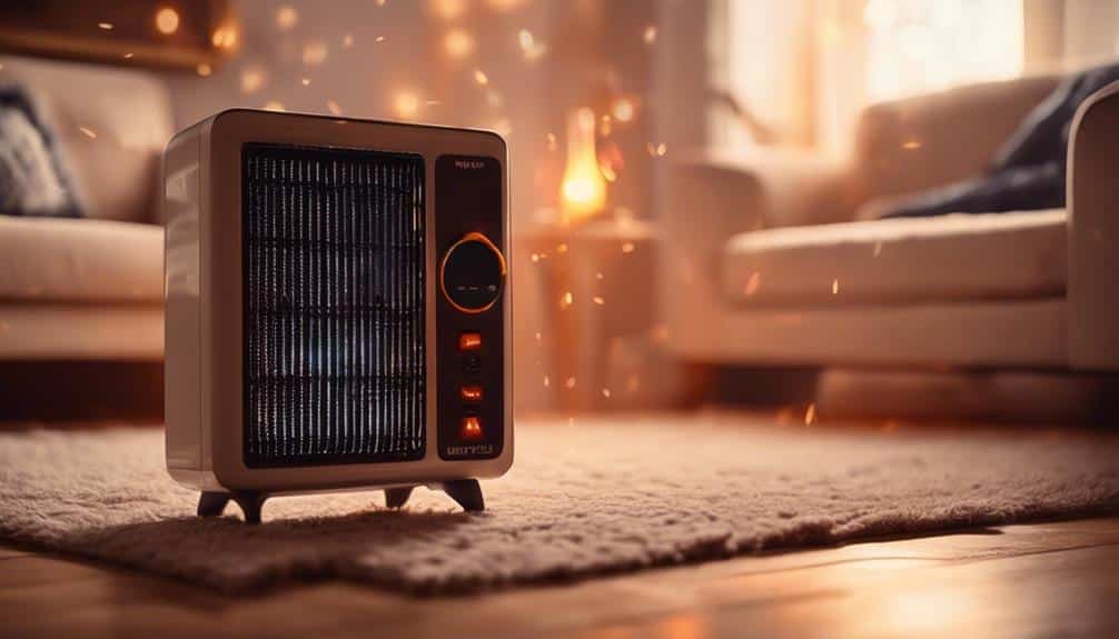 efficiency of space heaters