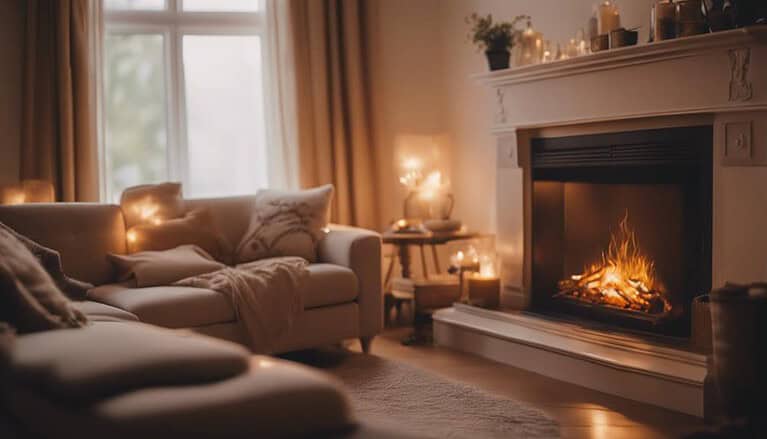 electric fireplace amp usage