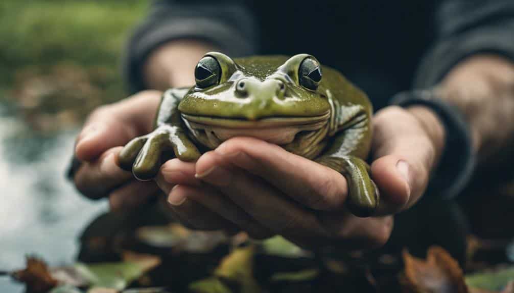 invasive bullfrogs eradication effort