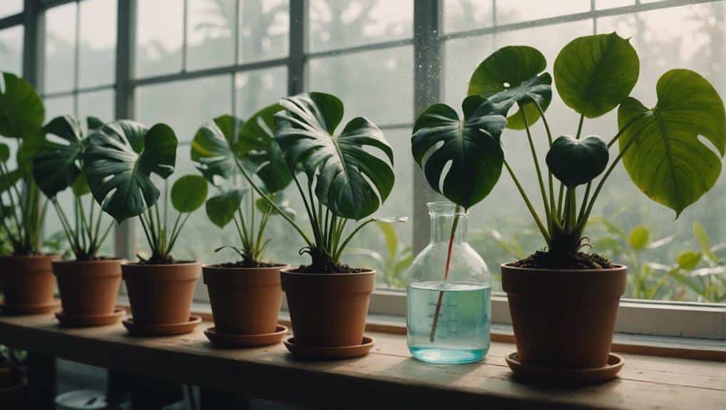 nurturing young plants carefully