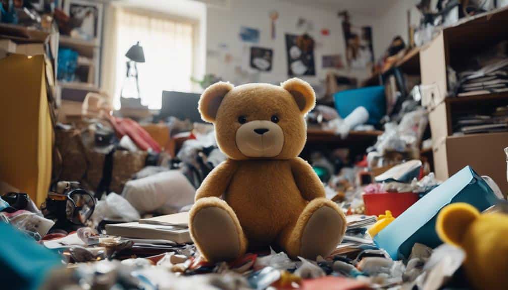 organize to declutter space