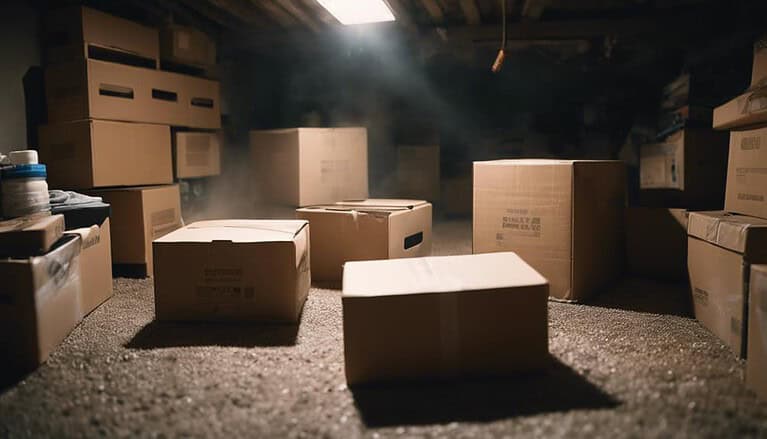 preventing cobwebs in basement