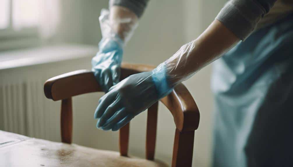 sanitize and air dry
