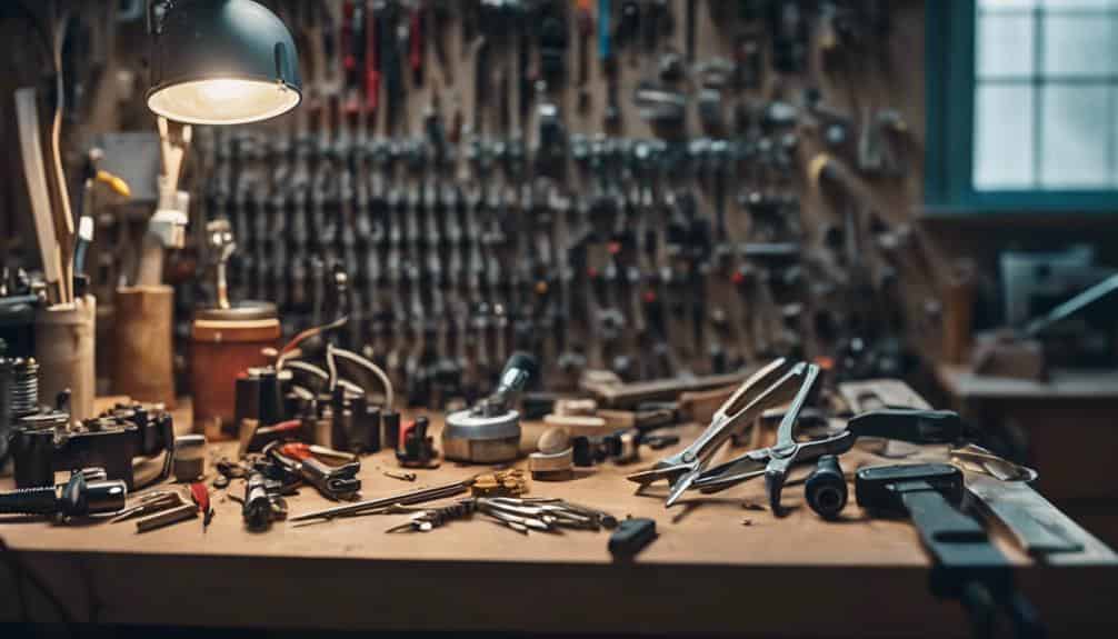 secure the broken lamp