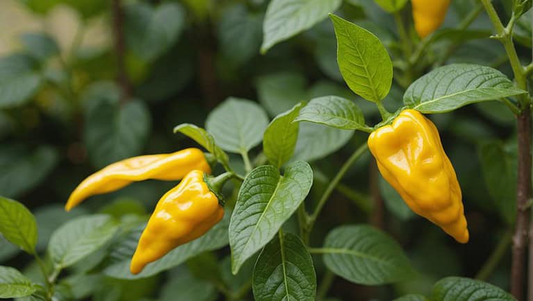 yellowing pepper plant leaves