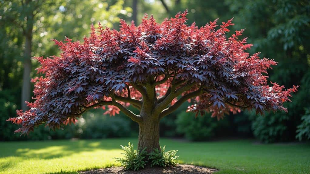 versatile purple ninebark shrub