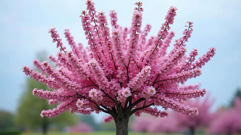 vibrant crabapples enhance landscape