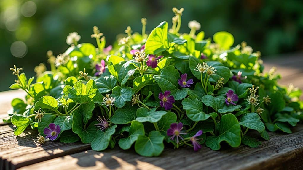 foraging for nutritious plants