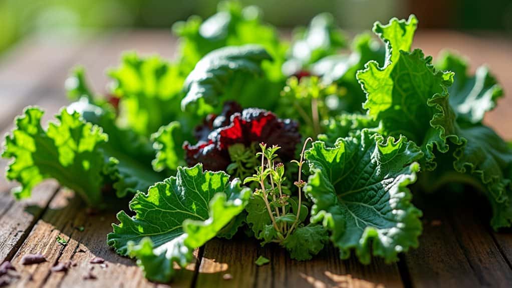 healthy vegetable leaf varieties