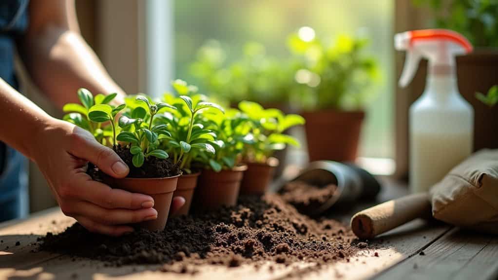 repotting plant preparation tips