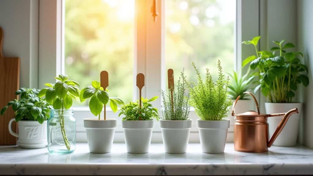 herb garden countertop design