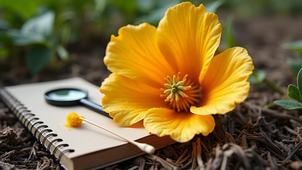 plant growth post pollination support