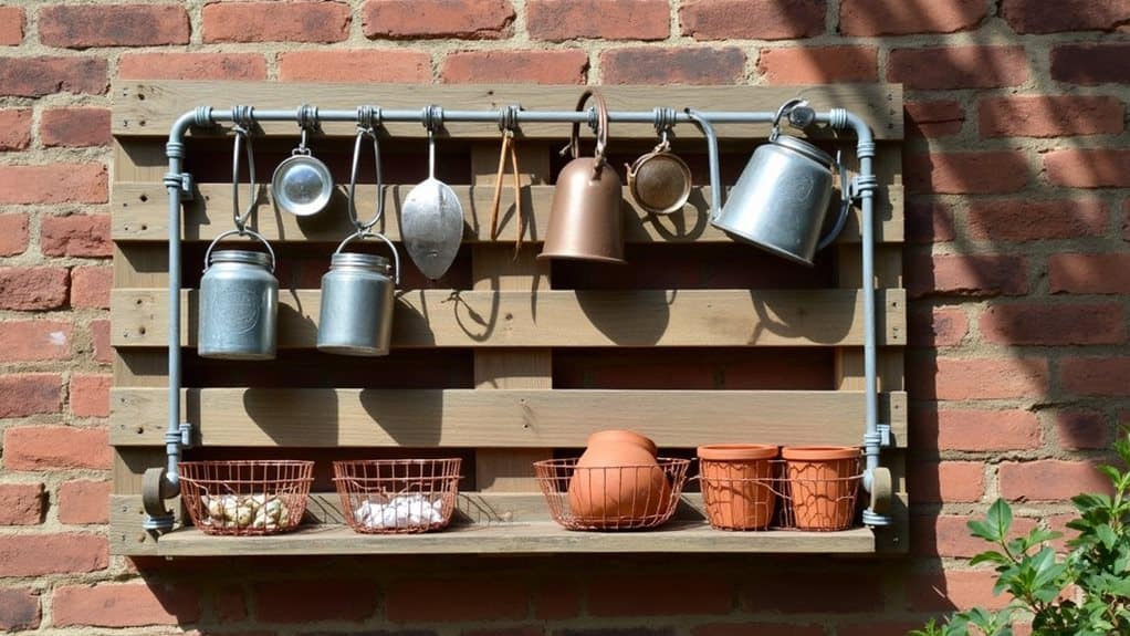 reclaimed materials for storage