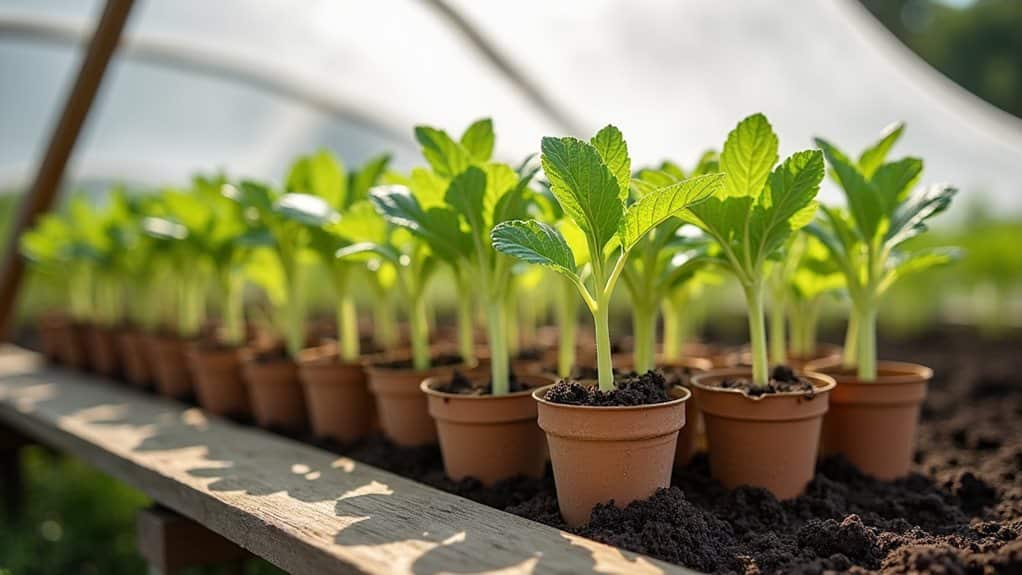 seedlings transplant and acclimate