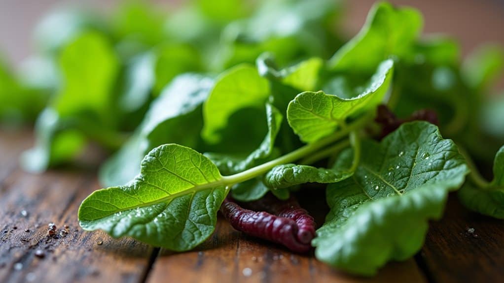 delicious delicate green salads