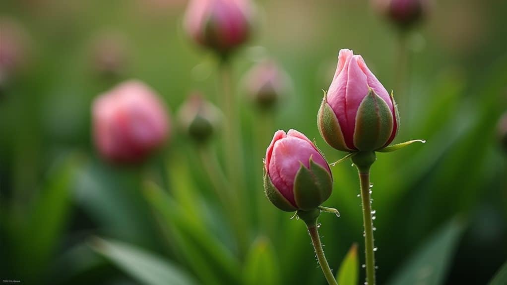 peonies need early support