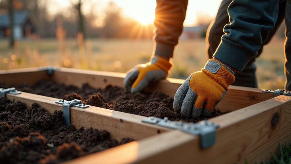 seasonal flower bed adjustments