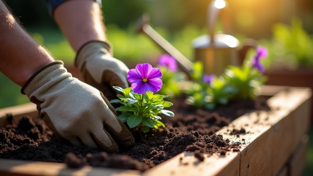 select flowers plant properly