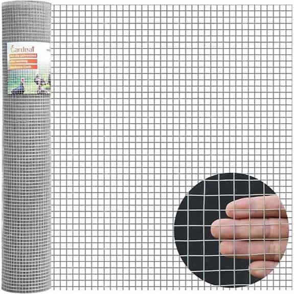 16in x 50ft 19 Gauge Galvanized Hardware Cloth