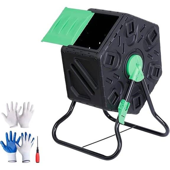 Nouva 18.5 Gallon Tumbling Composter