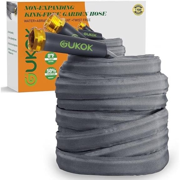 50FT Non-Expanding Garden Hose 2025