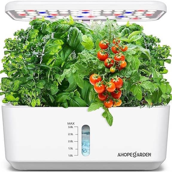 Ahopegarden Indoor Hydroponic Garden with LED Light