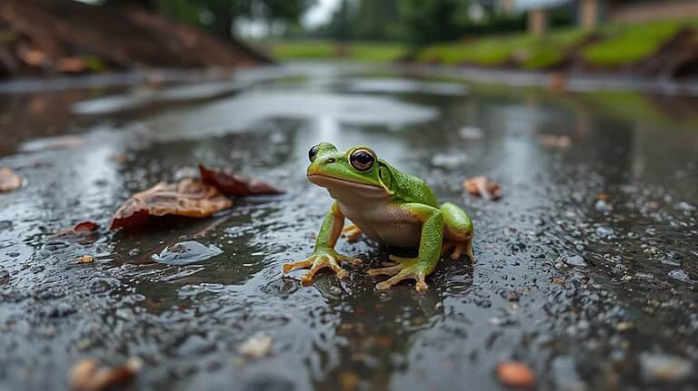 breeding activity triggered by rain