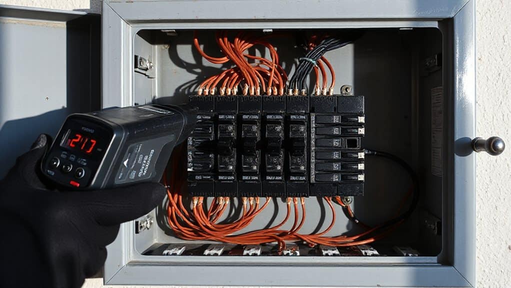 buzzing breaker signals danger
