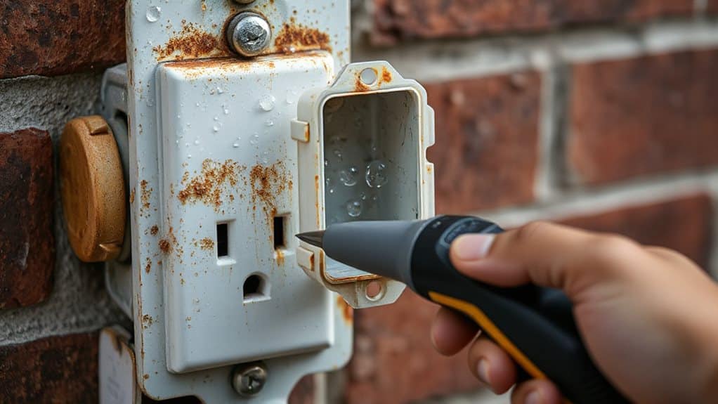 call a licensed electrician immediately