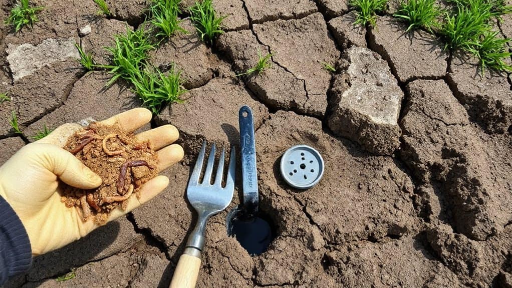 compacted clay lawn symptoms and