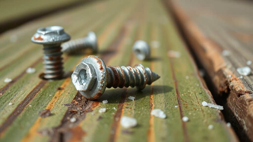 copper treated wood causes corrosion