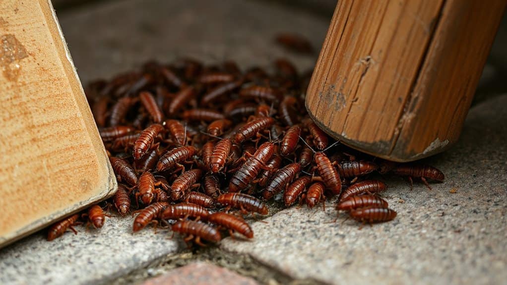 damp shady hiding spots