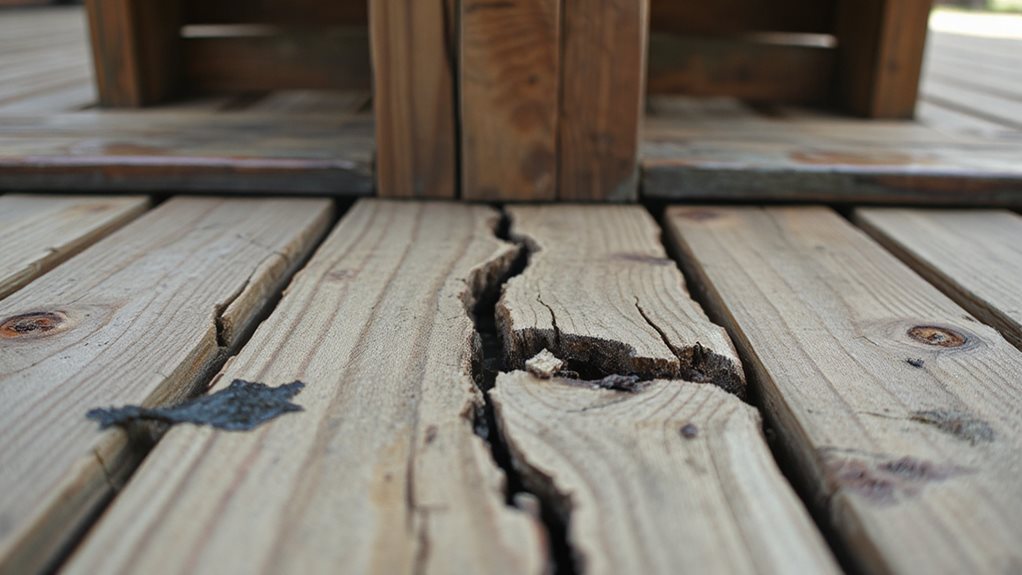 deck joists need repair