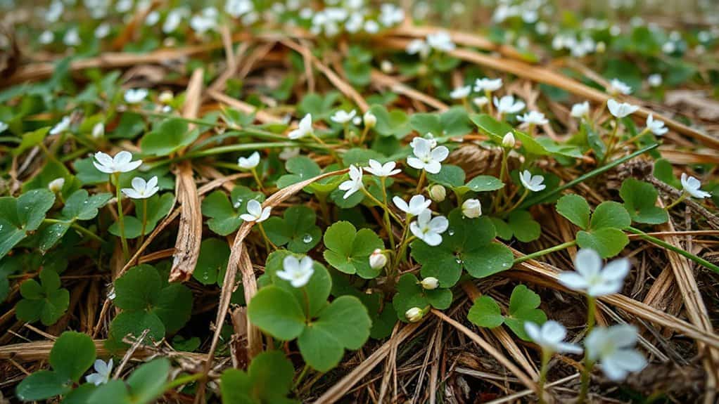 early spreading nitrogen fixing lawn invader